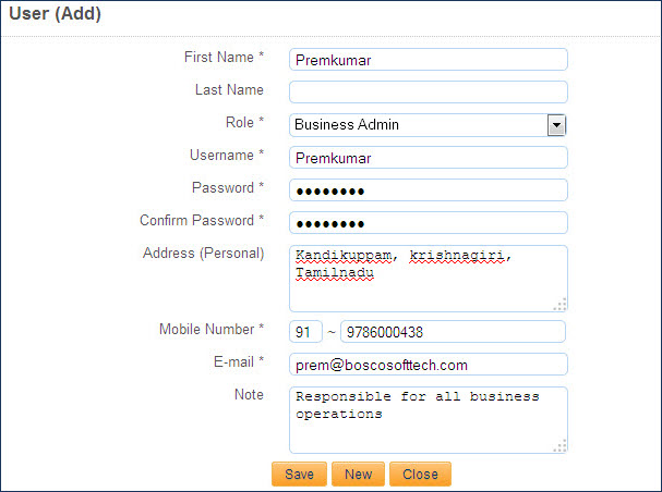 Add User